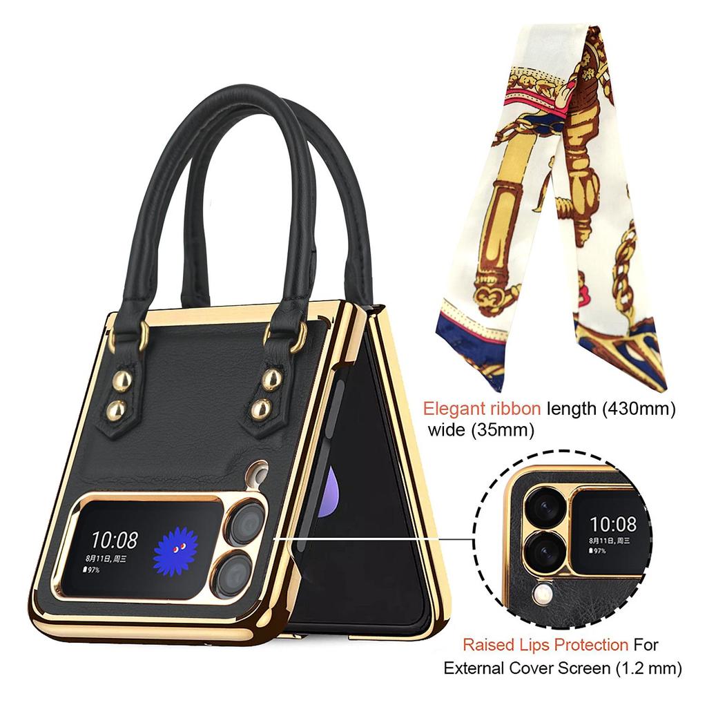 Luxus Carbon Fiber Slim Case für Samsung Galaxy Z Flip 3 4 5G Flip3 Flip4 Telefon Schutzhülle Coque für Samsung Z Flip 4