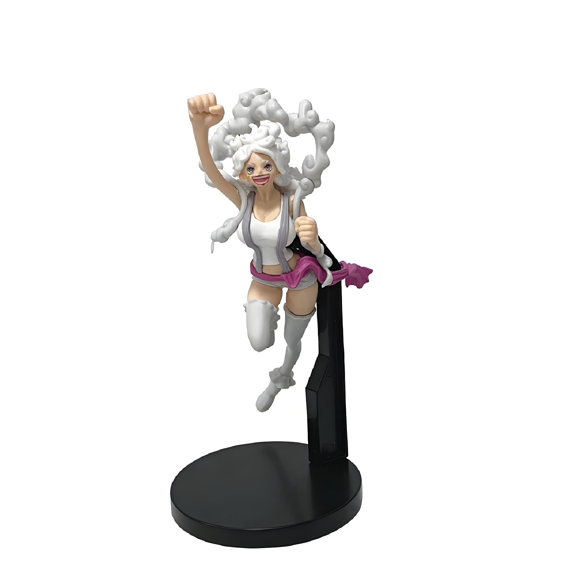 

21cm Anime ONE PIECE Figure DXF Sun God Nika Luffy Nika Jewelry Bonney Action Figures Doll Pvc Model Collectible Statue Toy Gift