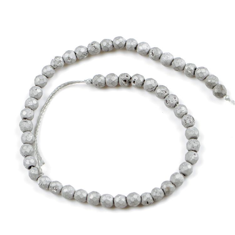 

Натуральный камень граненый агат счастливое лицо 4 мм круглые бусины для DIY поделок 4mm Round Beads (50 pcs, 200mm long)