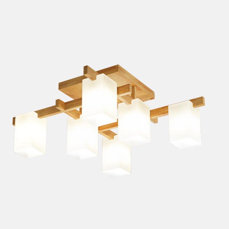 Modern Minimalist Wooden Ceiling Lamp