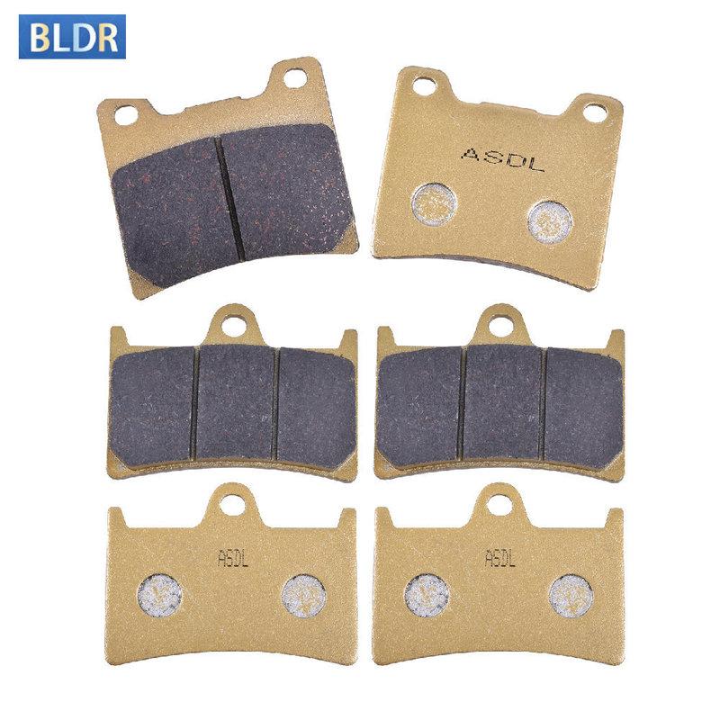 Front Rear Brake Pads For YAMAHA BT1100 Bulldog BT 1100 2002-2006 XJR1300 XJR1300L 1999 XJR1300M 2000 XJR1300S XJR 1300 SP L M N Front and Rear