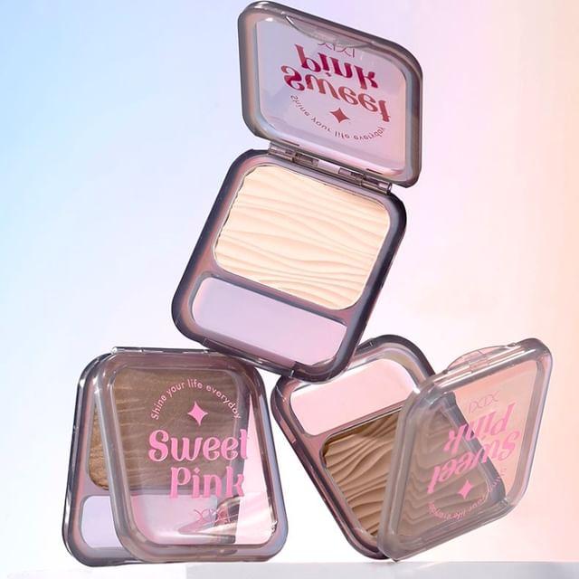 xixi - White Light Moonshine Contouring Palette - 3 Colors 03 Cold Chestnut Brown