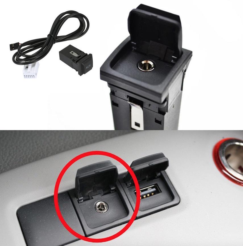 Aux Audio Cable for Volkswagen RCD510/RCD310/RCD300, Golf 6, Sagitar, Skoda Octavia