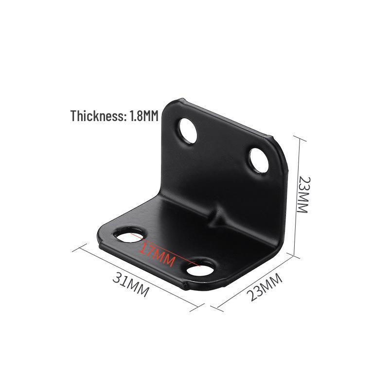 90° L-Shaped Angle Bracket for Table, Chair, Cabinet, and Shelf Support