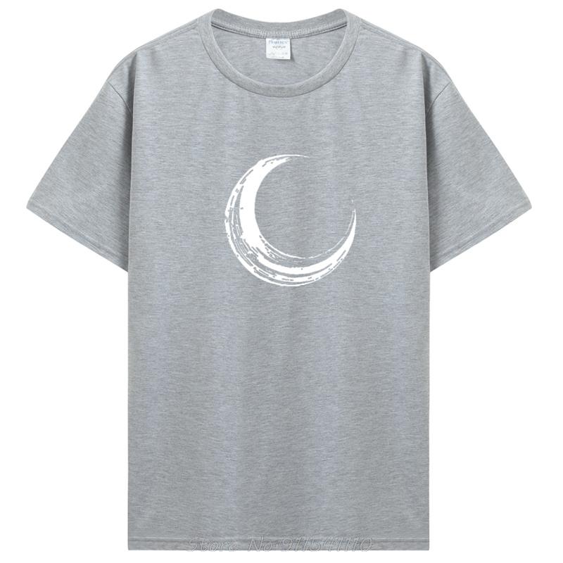 Moon Printed Tshirt Casual Cotton Tops Tees Fashion Fitness T Shirt Oversized Unisex Streetwear Tshirt Unisex s Clothing