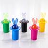 Toothpick Storage Box Large Capacity Dustproof Self-Picking Rabbit Toothpick Holder for Home