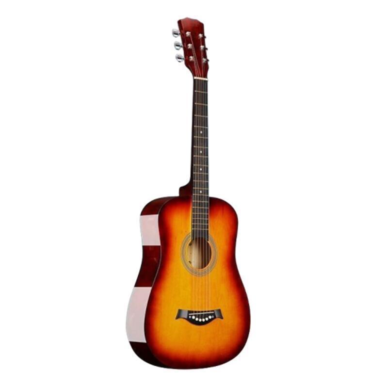 Začátečnická lidová kytara - Velké množství lípového dřeva Cvičný nástroj