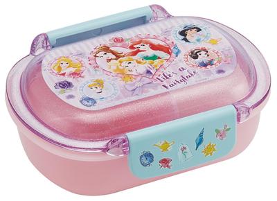 Bento with Fluffy 360ml Microwave and Dishwasher Made In Disney Children's Box, Easy-to-Wash, Lid, Capacity, Safe, Japan, Princess, 26, Girls,