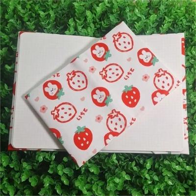 A5 A6 Çilekli Defter Kapağı Planlayıcı Kılıfı Koruyucu Kabuk Günlük Kapağı Koruyucu Ofis Kırtasiye Malzemeleri