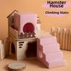 Smooth Hamster House Cooling Small Pet Climbing Ladder Pet Accessories Cooling Nest  for Guinea Pig