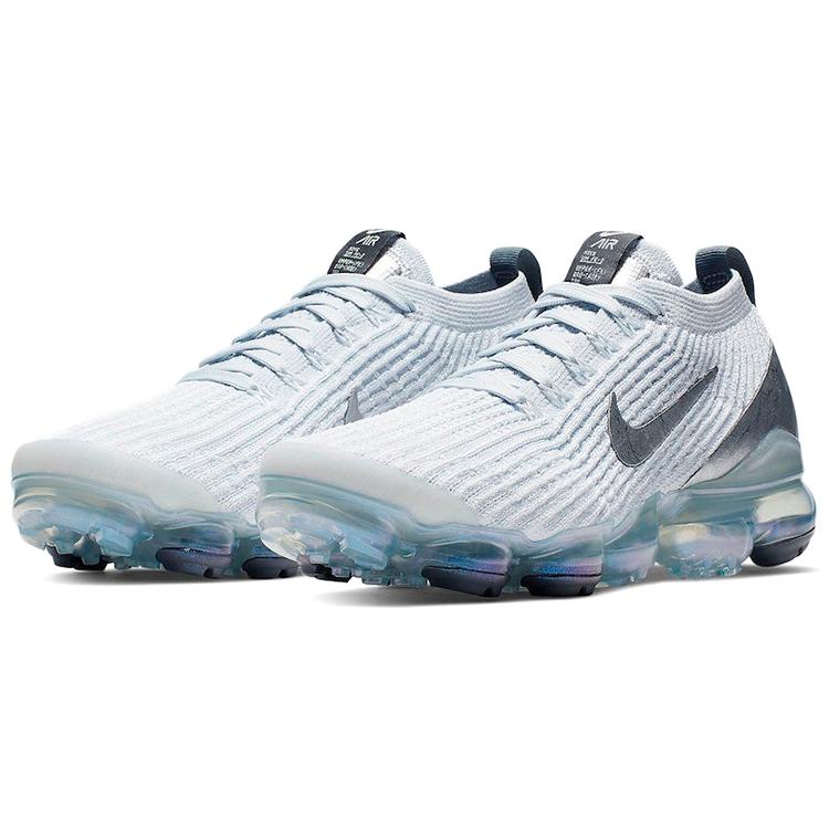 New Nike Air VaporMax Flyknit 3 White Reflect Silver Women's AJ6910-101