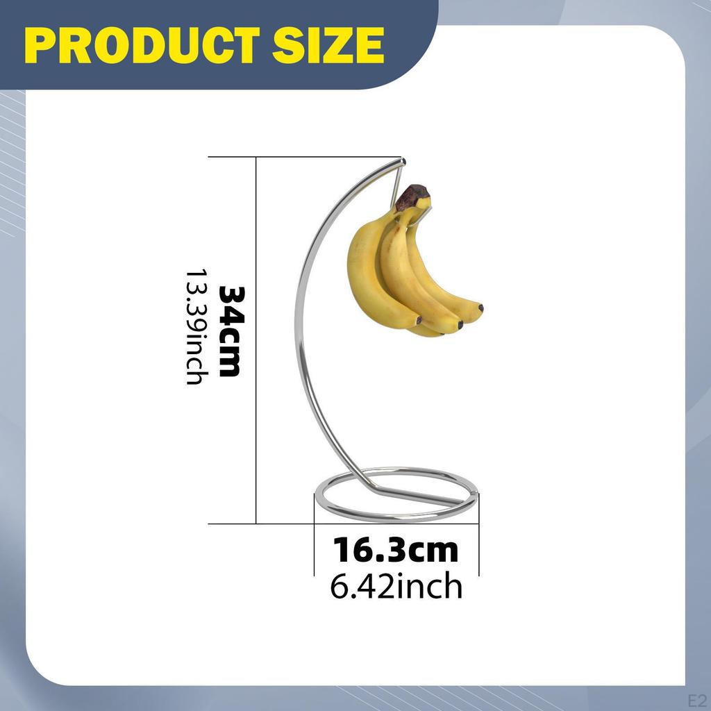 Banana Holder Stand Tree Hanger Modern Multipurpose Stable Decorative Bananas for
