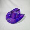 Colorful Western Cowboy Hat One-Word Hat Top Festival Party Party Jazz Hat Felt Top Hat