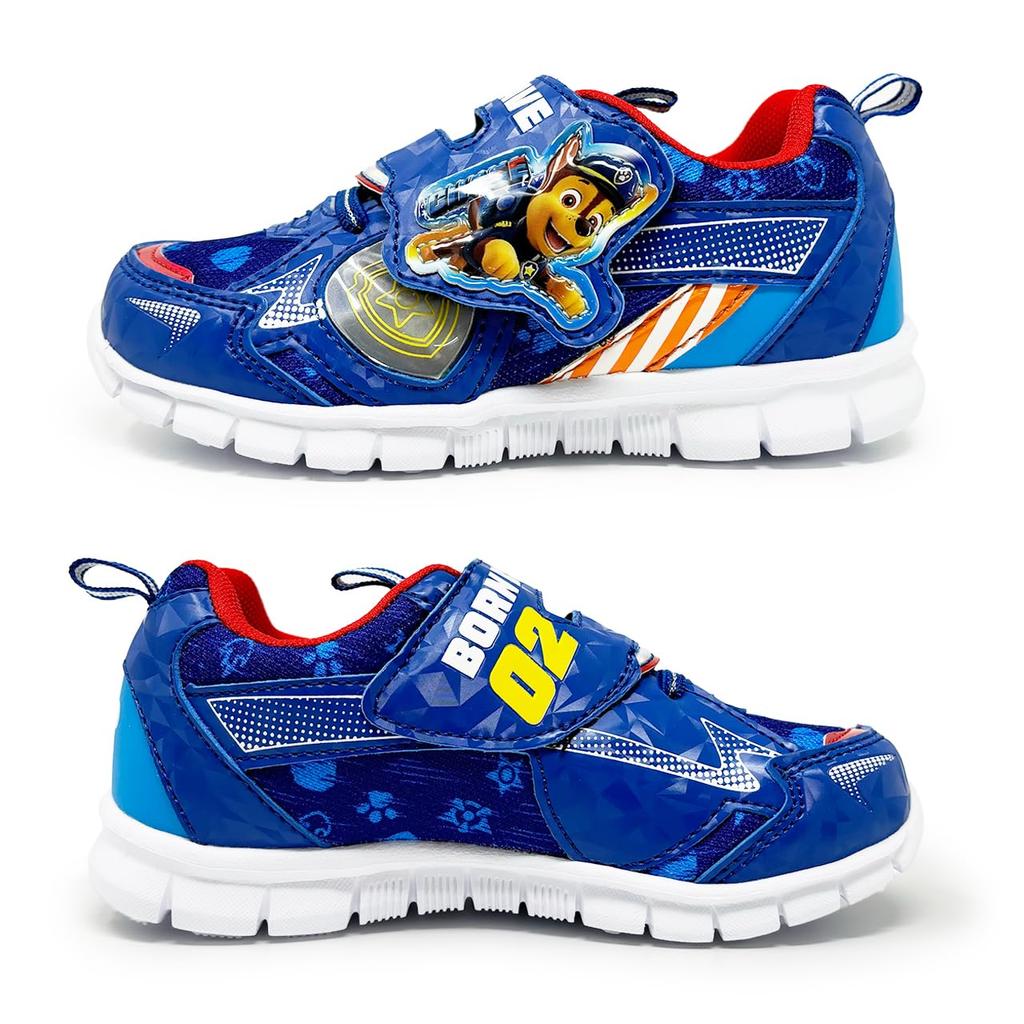 [Character] Paw Patrol Flash Sneakers for Kids, Paw Patrol, Boys and Girls, 70150 and 70151 (Blue (70150), Japanese Shoe Size, Kids, Numeric, 19.0 Cm)