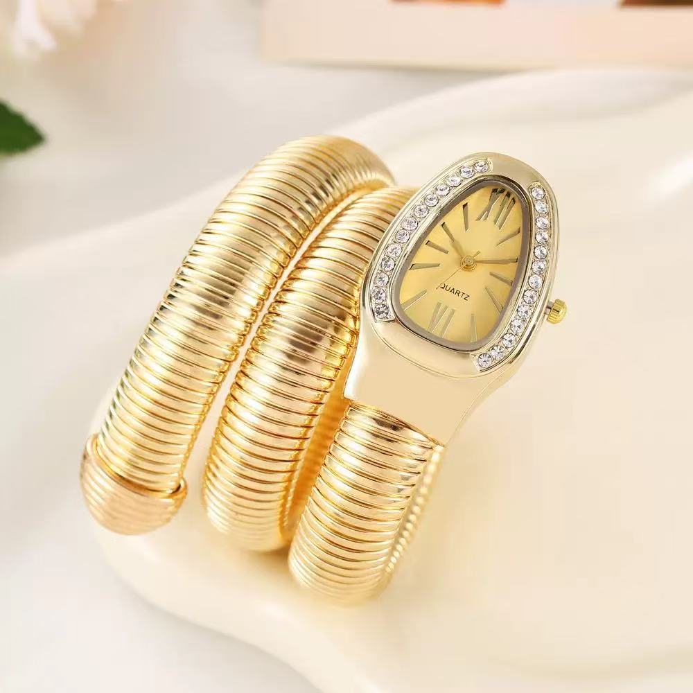 Snake, Ladies Bracelet Watch, Creative Versatile Quartz Watch Personalized Bracelet Watch