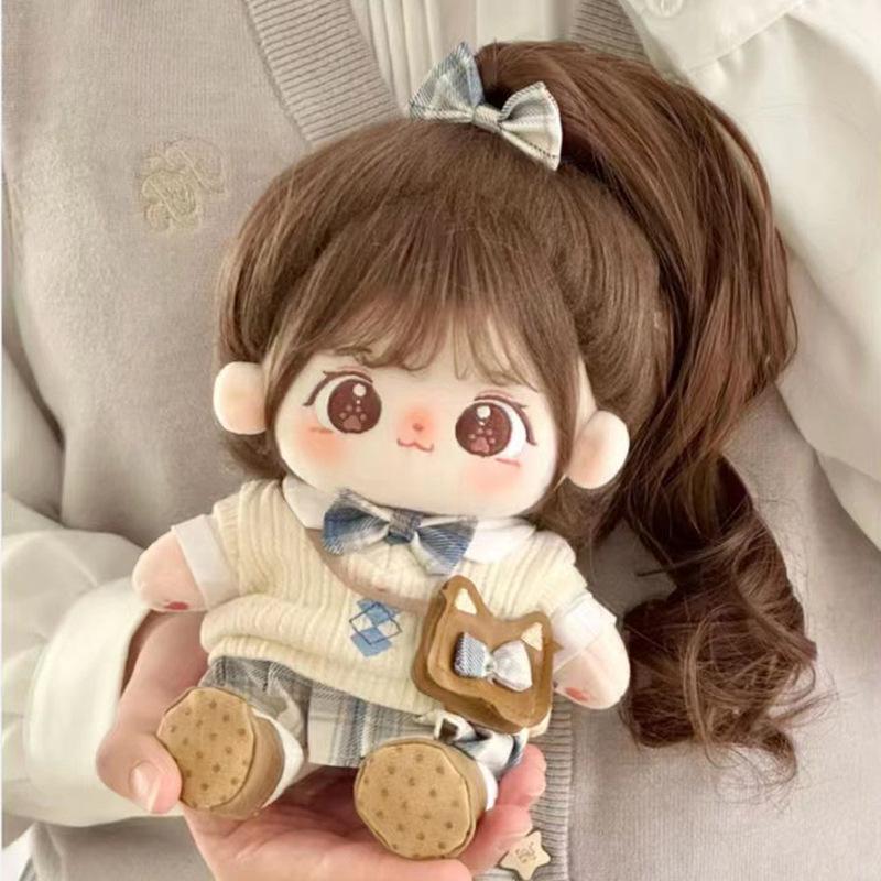 

Плюшевая кукла Мяо Мяо 20 см со сменной одеждой – Идеальный подарок для девочек 20cm Miaomiao No Skeleton