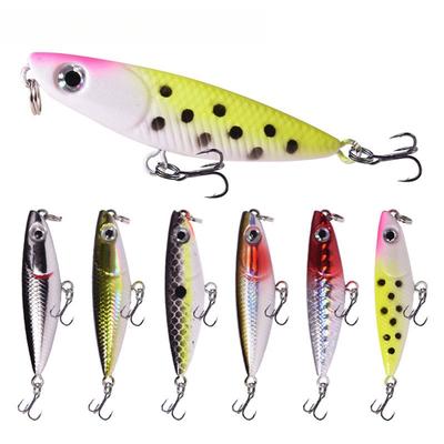 Hund 1 Stück 45mm / 1,9g Neuer Topwater Pencil Oberflächenangelköder Walk The Künstlicher Salzwasser Hartköder Barsch Kunststoff Walker Angelgerät