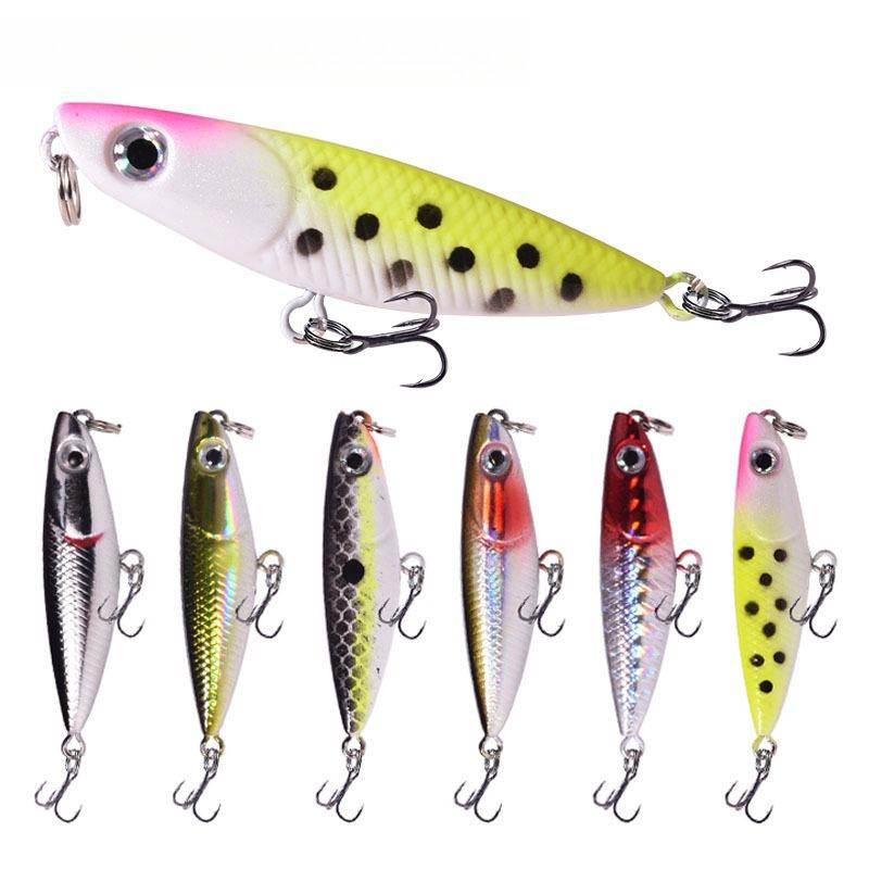 1pcs 45mm/ 1.9g New Topwater Pencil Surface Fishing Lure Walk The Dog Artificial Saltwater Hard Bait Bass Plastic Walker Tackle