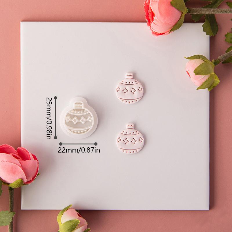 Embossing Tools Soft Pottery Earrings Clay Mold Bells Socks Crystal Ball  Cutting Mold