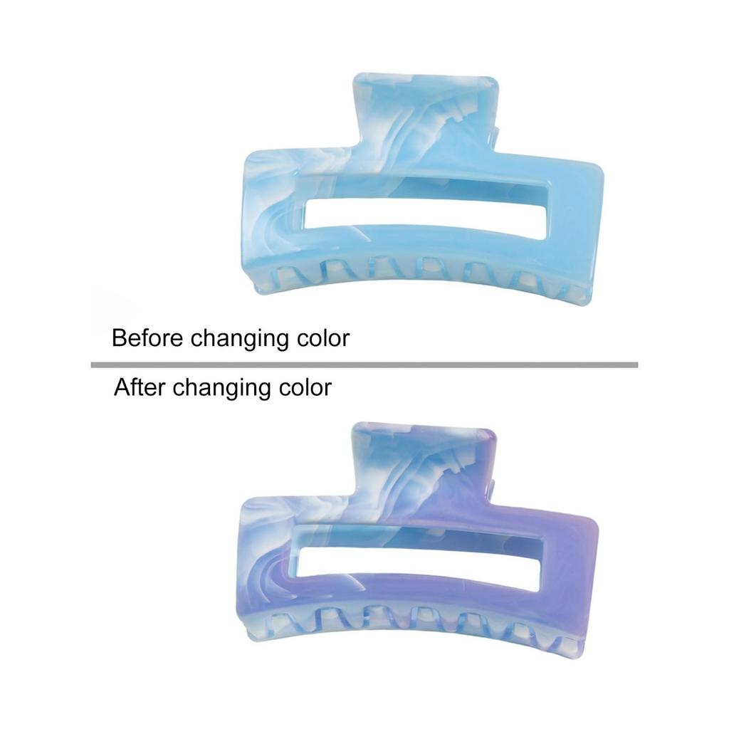 New Hawaiian Flower Hair Claw Clips Discoloration In Sunlight, Strong Hold Beach Hair Accessories for Women Thin Thick Hair