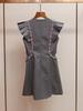 Elegant Rhinestone Flutter Sleeve Tank Dress - New Spring/Summer Collection for Women