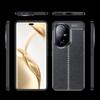 For Honor 300 Case Litchi Texture TPU Flexible Phone Cover,Black