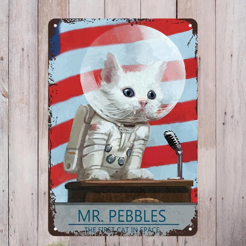 Room Decor F-Fallout Mr. Pebbles Vintage Metal Tin Sign, Aluminum Wall Art, Retro Home Decor for Bedroom, Garage, Man Cave, Bar