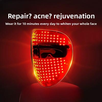 Photon Skin Rejuvenator, Mask Beauty Instrument, Household Facial Mask Instrument LED Beauty Instrument Mask