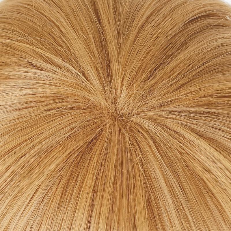 Anime Upgraded 32cm Short Flipped Ends Cosplay Wig Green Blue Purple Pink Man Women Heat Resistant Synthetic Hair