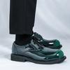 New Men Derby Shoes PU Lace Up Low Heel Round Toe Business Formal Men Shoes