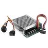 Akozon PWM Børstet DC Motor Hastighetskontroller med Reversbryter og Digitalskjerm DC10V-55V C/CCW