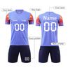 Custom Soccer Jersey Set for Men and Youth Personalized Team Uniform with and Number Breathable Sportswear