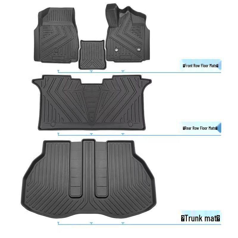 TPE Floor Mats for Toyota Alphard (15-24) RHD & Vellfire LHD New 30 Series - Front/Middle Rows Body Kits