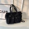 Female Large Capacity Corduroy Tote Bag New Korean Style Fashion Women Shoulder Crossbody Bag Worker Commuter Tote Handlebag