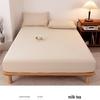 2025 Washed Flannel Solid Color Fitted Sheet: Non-Slip All-Inclusive Mattress Protector Bedspread