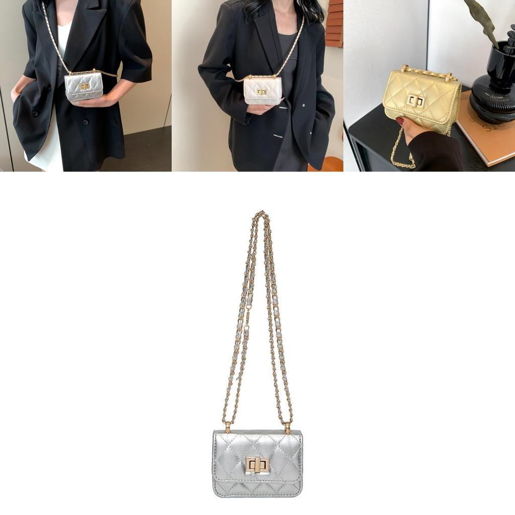 Chic Vintage Womens Shoulder Bag Trendy Casual Spring Season Small Square Bag