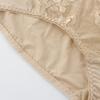 Women Plus Size Breathable Hip-Hugging Panties Mid Waist Print Solid Color Sexy Comfortable Brief L 1Xl 2Xl 3Xl 4Xl 5Xl