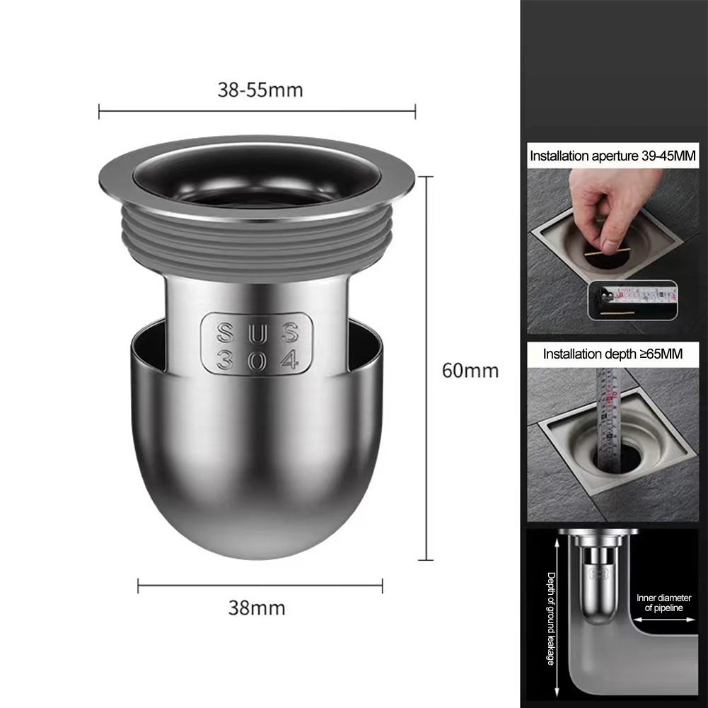 

For Bathroom Backflow Preventer Anti-Odor Drain Advanced Control Backflow Prevention Detachable Components Easy Installation