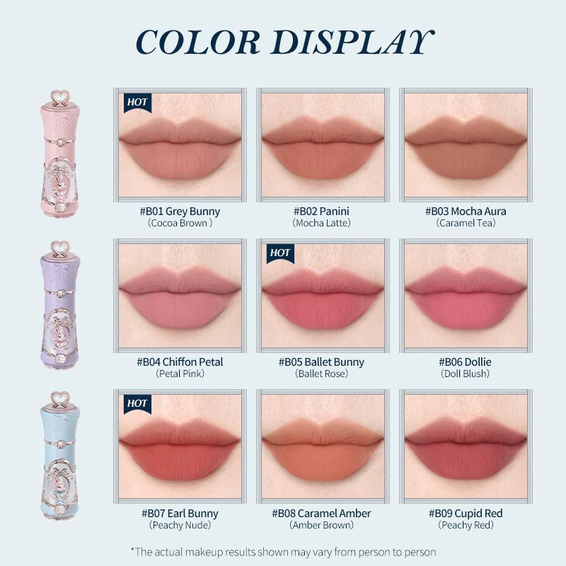 Flower Knows Make-up Bunny Garden Collectie Cloud Lip Crème Mat Fluweelachtige Lippenstift Koreaanse Lip Tint