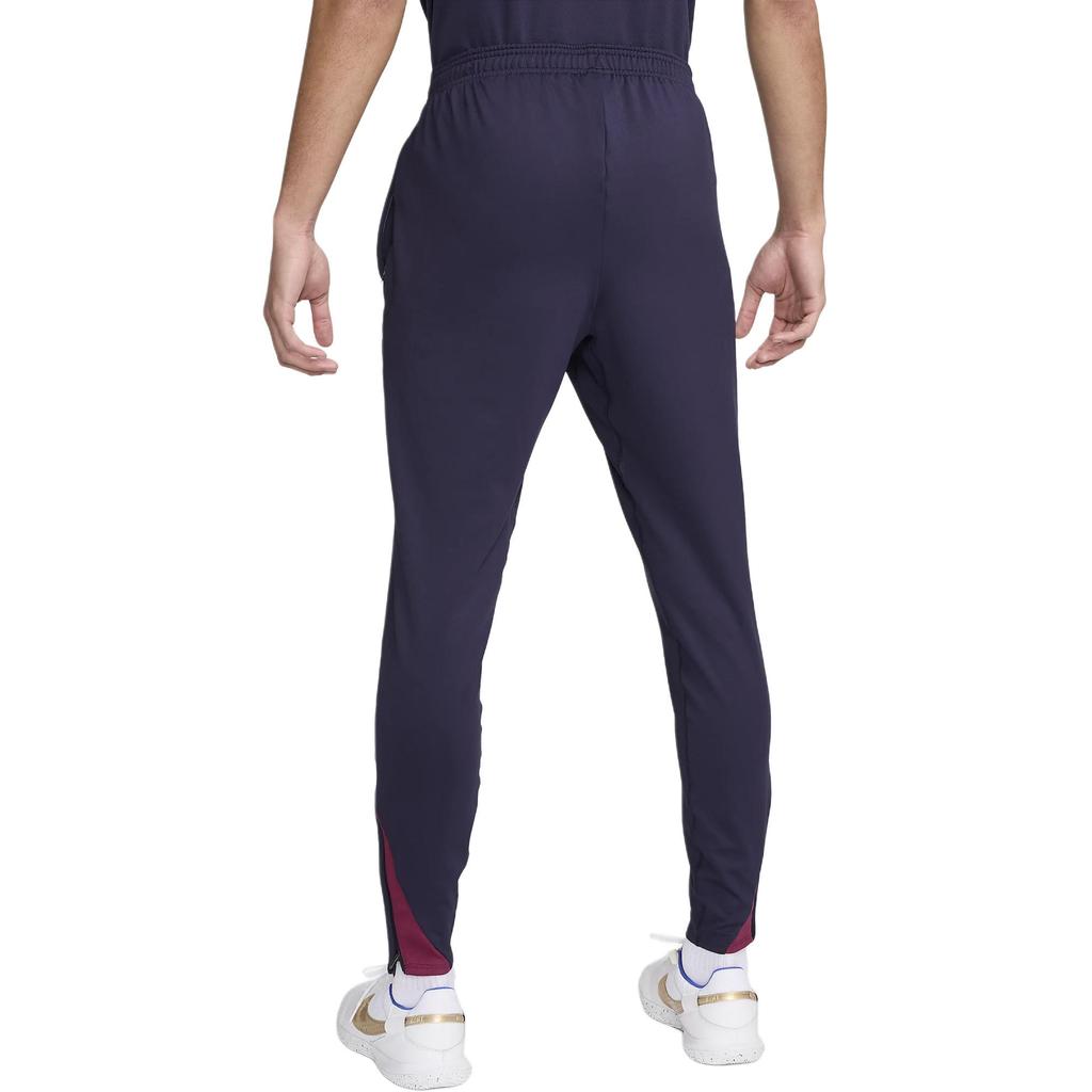 Nike Dri-Fit Strike Embroidered Badge Color Block Casual Knit Sports Pants Men Pants Purple FJ2278-555