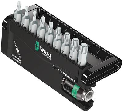 WERA Torx Driver Bit Torsion 057115 10-Piece Set, Bits,