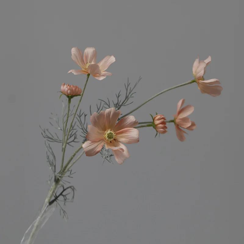 60CM Gesang Chrysanthemum Artificial Flower Pastoral Home Interior Decoration Wedding Ornament Flower Arrangement