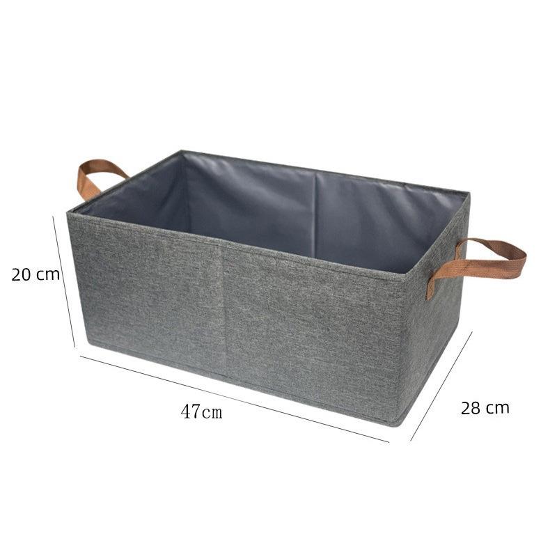3pcs upgraded cationic storage box with steel frame fabric storage box foldable storage box clothes storage box
