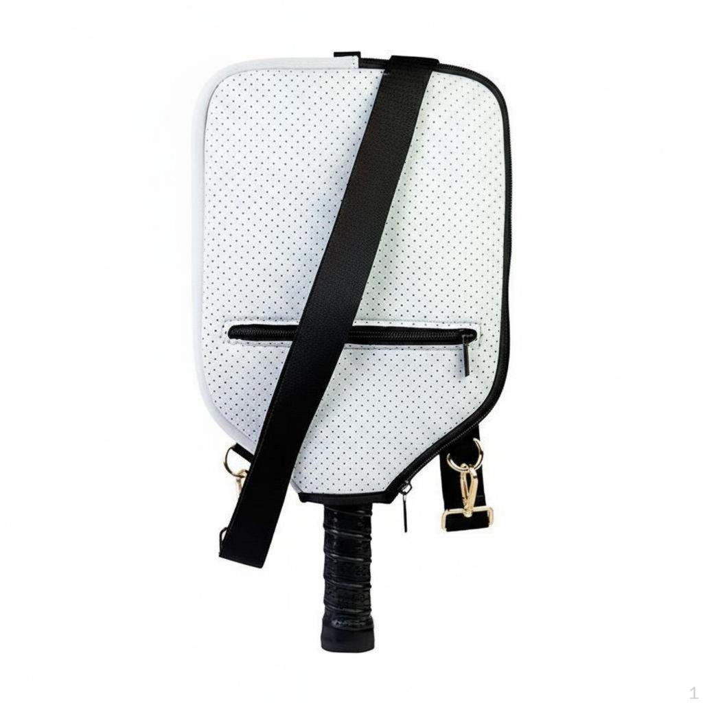 Sports Racket Bag Neoprene Material Pickleball Versatile Carry Options for Athletes, Adults