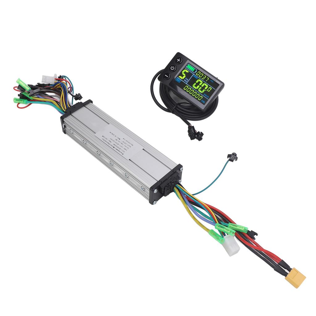 Motor Controller LCD Colorful Display 24V 36V 48V 250W 350W Brushless Controller Dual Drive Kit for Electric Bike