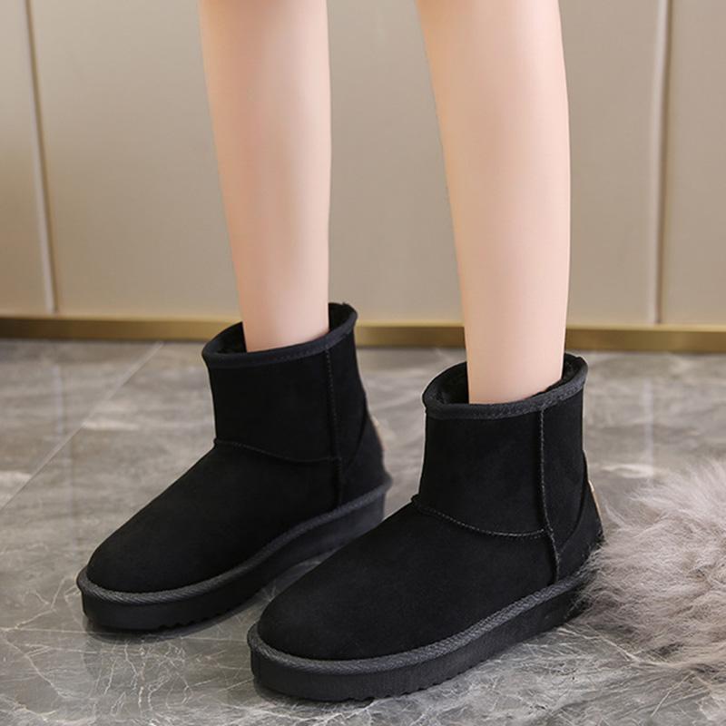 Dámské sněhule Zimní móda Plus sametové Teplé Krátké boty Venkovní volnočasové Teplé boty