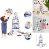 Wooden Space Rocket Model For Kids Educational Stem Toys With Building Blocks And Imagination Development