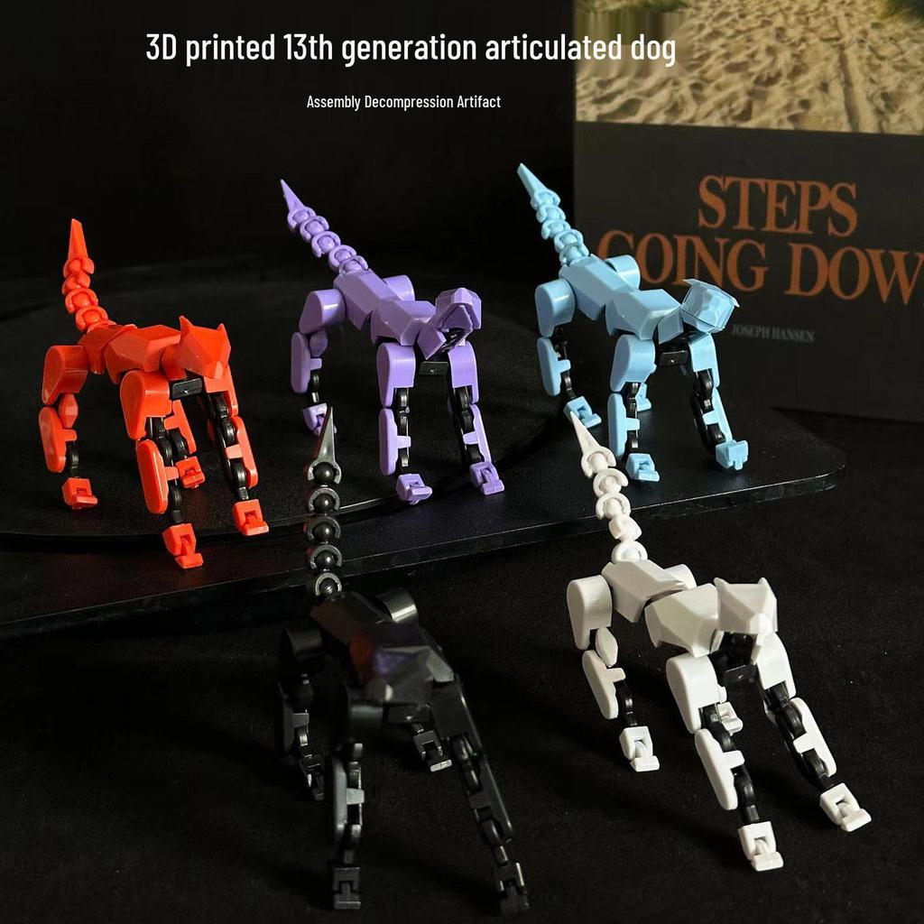 13-Joint Movable Lucky Doll: DIY Decompression 3D Printed Toy Mannequin