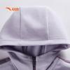 Anta Kids Unisex Fleece Hooded Windproof Sports Jacket