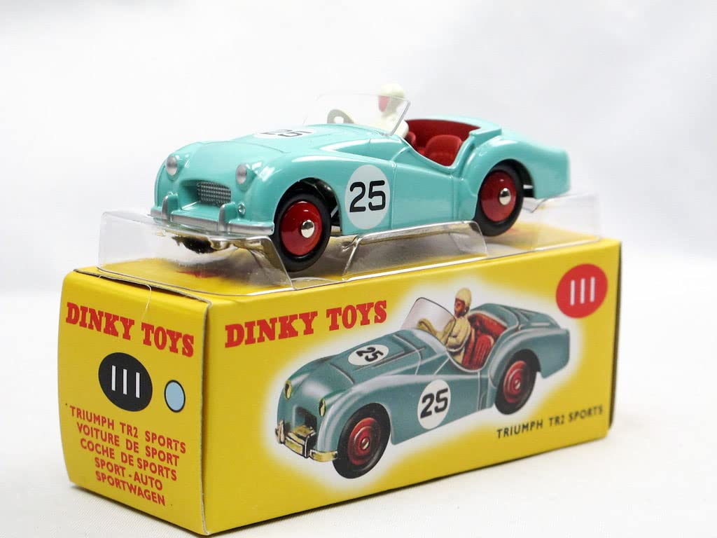 

DINKY TOYS 1/43 Triumph TR2 Sports Светло-голубой Triumph TR2 SPORTS Переиздание Миниатюрный автомобиль 111 синий